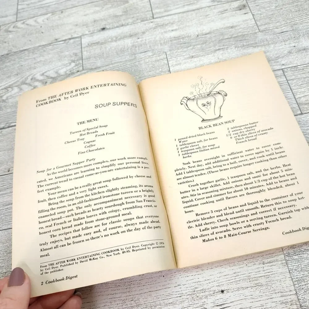 Cookbook Digest Magazine 1977‎ Booklet President Jimmy Carter Recipes
